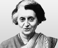 Prime Minister of India - Smt. Indira Gandhi